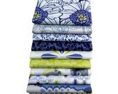 Fat Quarter Bundle - LUXE IN BLOOM  - Art Gallery Fabrics - Greystone Palette - 10 pcs