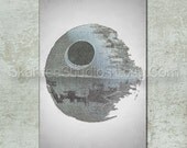 Return of the Jedi Poster Death Star Art Print 11x17 Typography