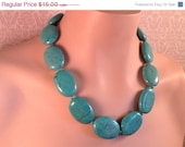 HOLIDAY SALE Turquoise Splash Necklace