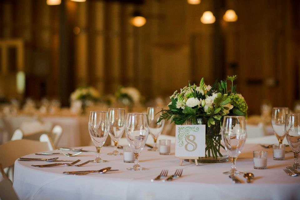 Wedding Table Numbers 1-10 Custom Colors