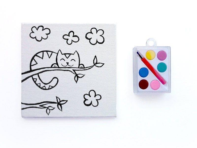 Cat Paint Kit - Paint Your Own DIY - Kids Paint Set