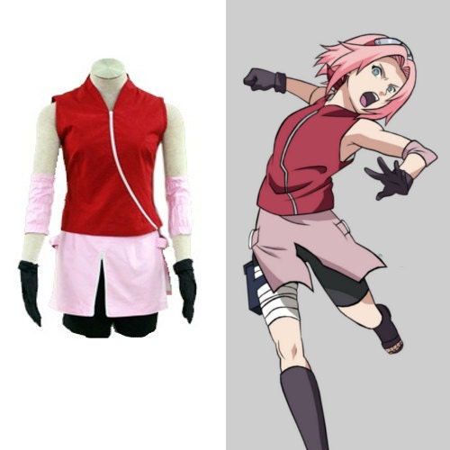 Sakura Haruno Cosplay Naruto FREE SHIPPING