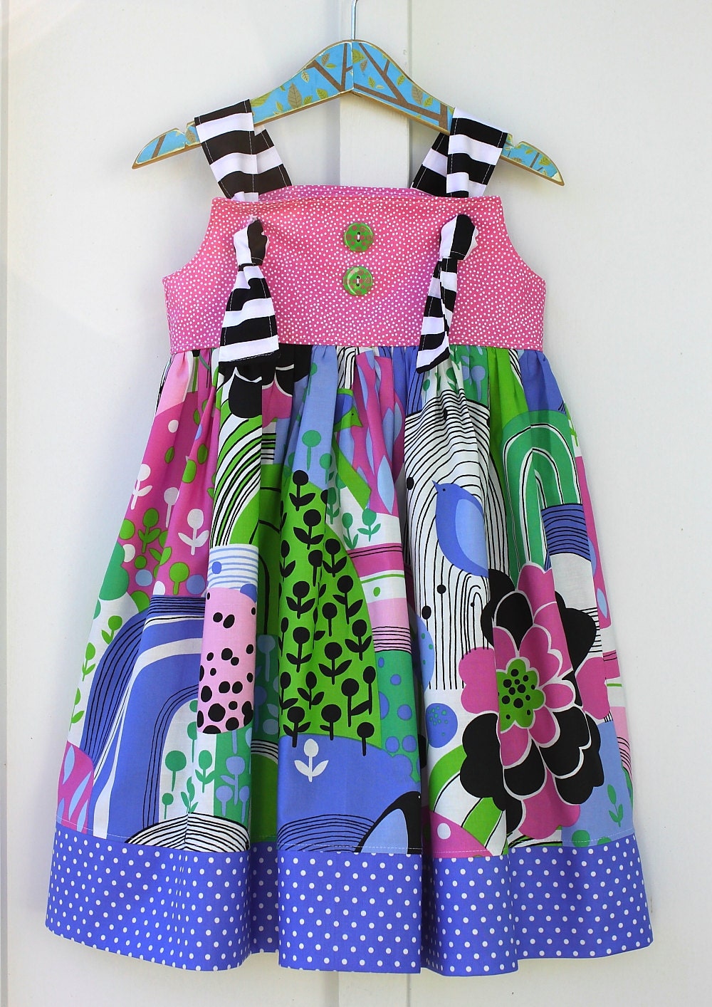 Birdie...Knot-tie Dress...sweet tea for kids