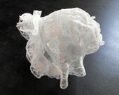 Antique English Handmade Baby Bonnet Exquisite Embroidery c1830 Rare Museum Quality