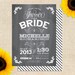 Vintage Chalkboard Bridal Shower Invitation DIY PRINTABLE