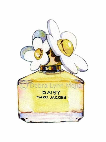 Daisy by Marc Jacobs Perfume Bottle - Print 11 in. x 14 in.