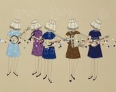 Folk Explosion - A3 Limited Edition Print