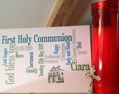 First Holy Communion card