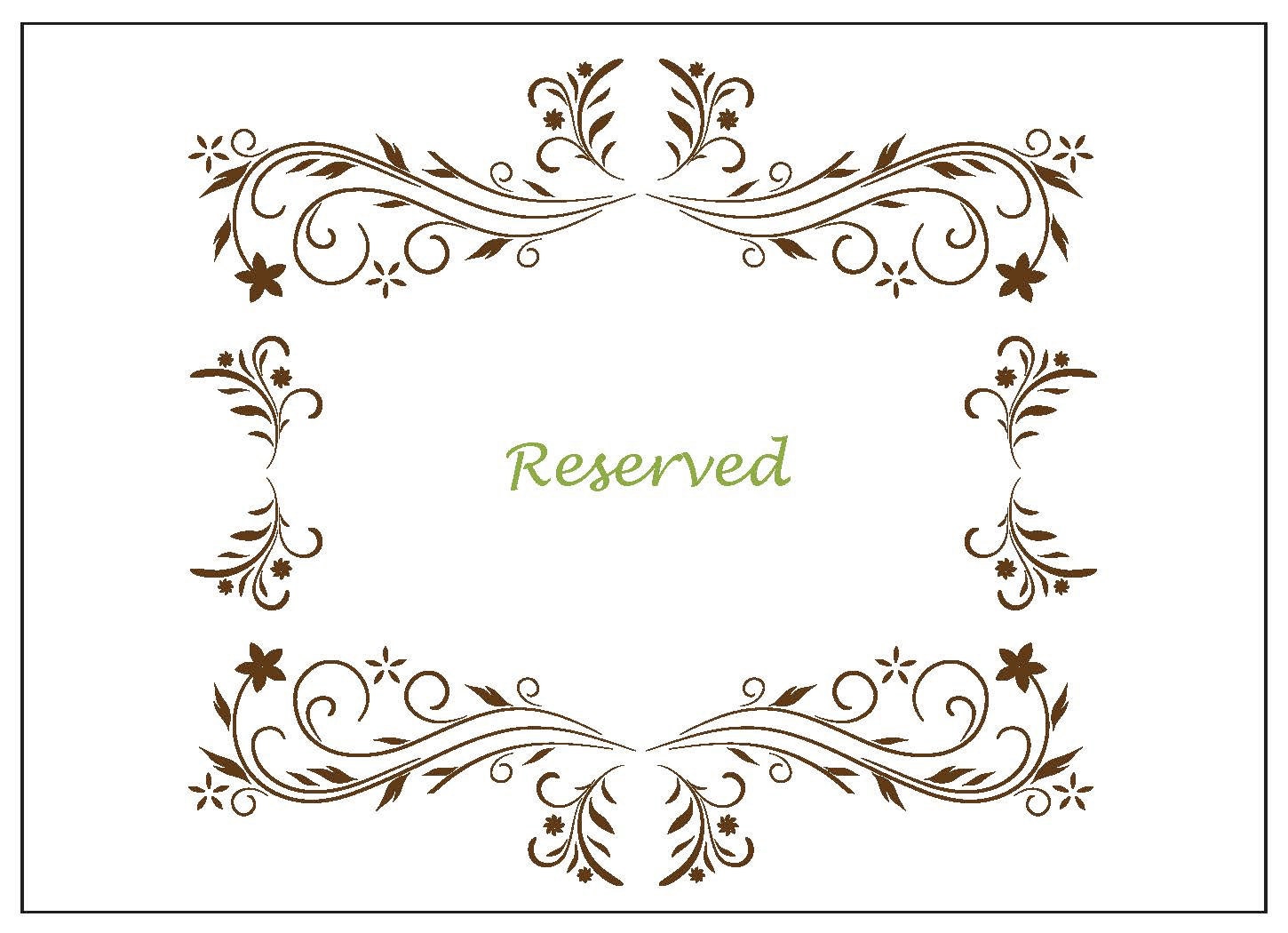 RESERVED for Jesse