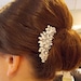 Vintage Inspired Pearls bridal hair comb, Swarovski pearl hair comb, wedding hair comb, bridal hair accessories, wedding hair accessories