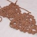 Crochet Milk chocolate Barefoot Sandals, Nude shoes, Foot jewelry, Wedding, Victorian Lace, Sexy, Lolita, Yoga, Steampunk, Beach Pool