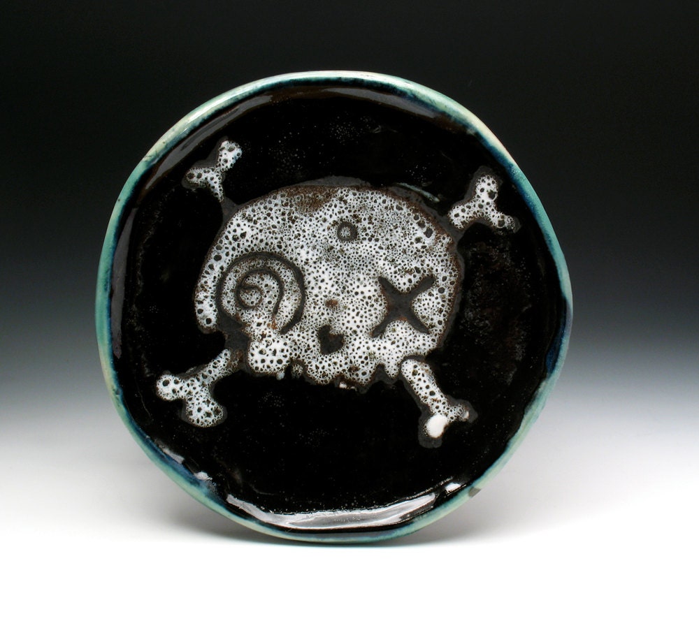 Skull Dessert Plate