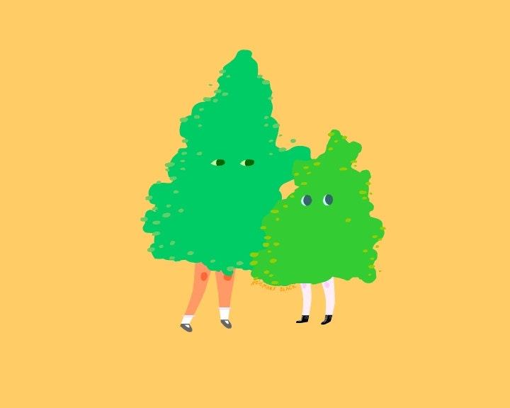 Tree People 2 8x10 print