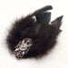 Feather Hair Clip, One of a Kind, Newborn Photo Prop