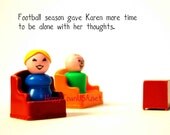 Football Funny Quote, Print No. Twenty-Three, photograph by Happy Town USA.