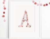Letter A Nursery Print