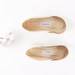 up-cycled Light Mint nubuck ballet flats.