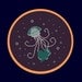 Jellyfish stings heart - PDF cross stitch pattern
