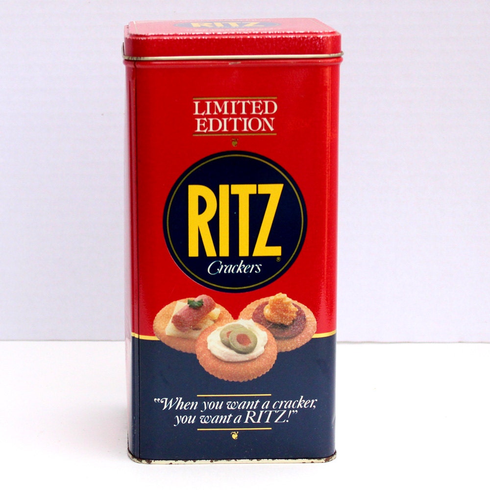 Ritz Crackers 1987 Limited Edition Vintage Tin