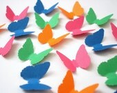 100 Classic Butterfly punch die cut confetti cutout embellishments - No553