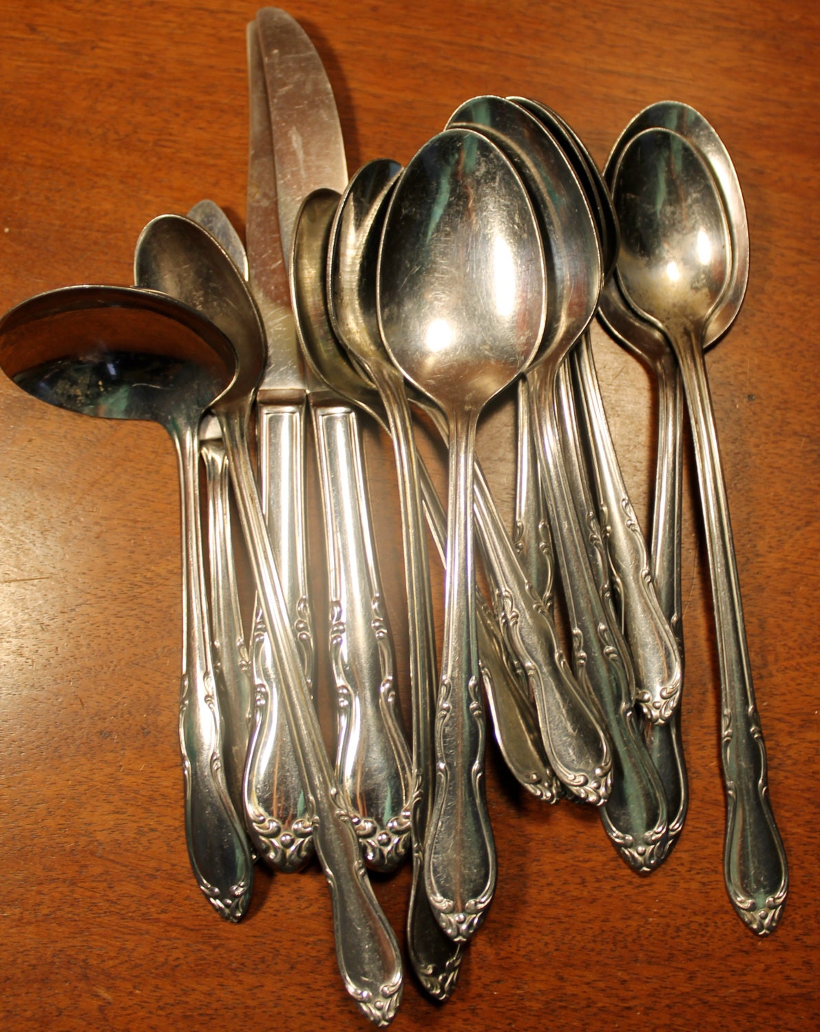 Stainless Flatware marked Minuet or Simeon George by AtomicHoliday