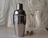 Vintage Cocktail Shaker Martini Time