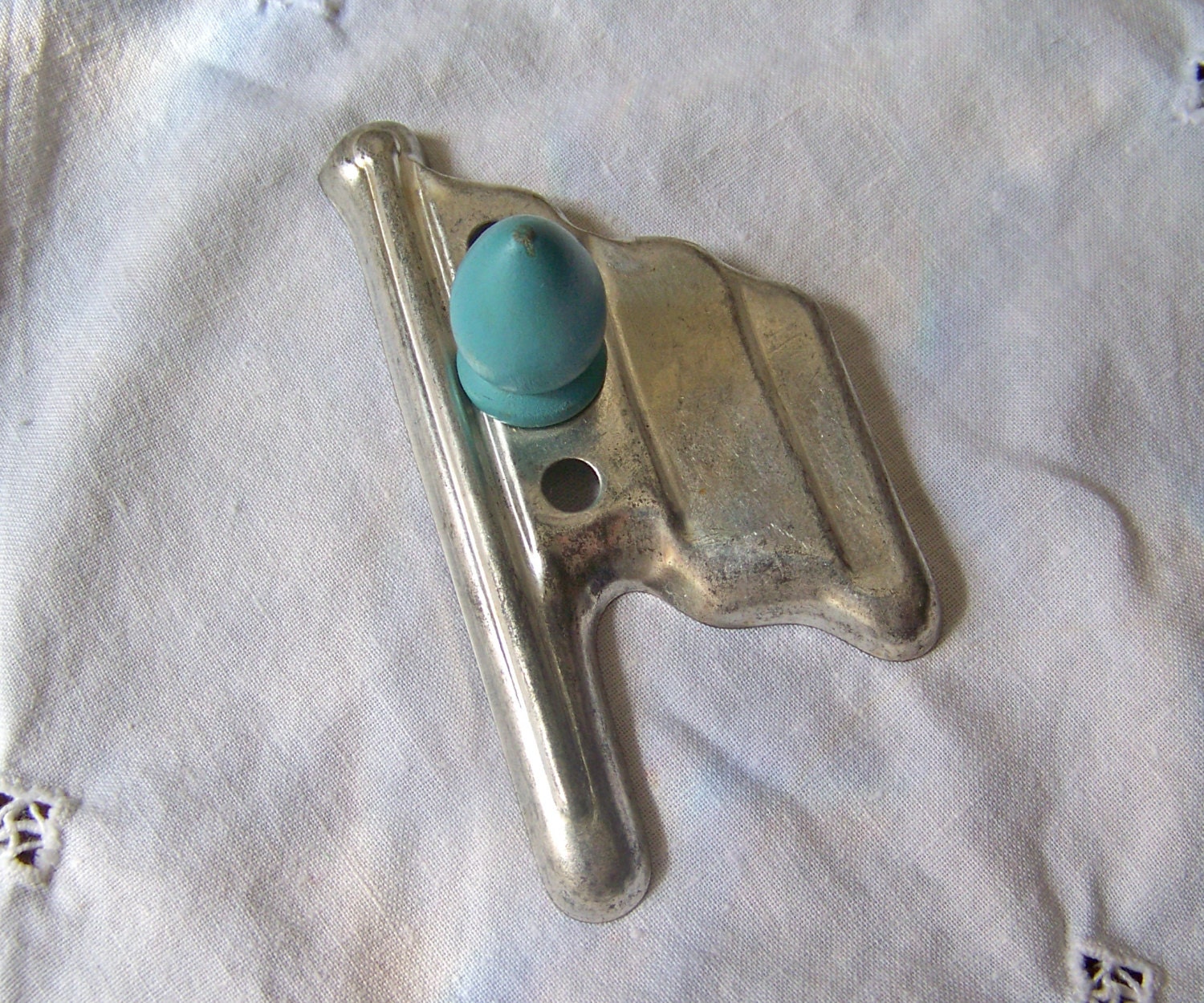 Vintage Aluminum Flag Cookie Cutter