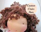 Crocheted waldorf wig cap