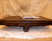 Repurposed Industrial Factory Cart Coffee Table / Upcycled Industrial SALE