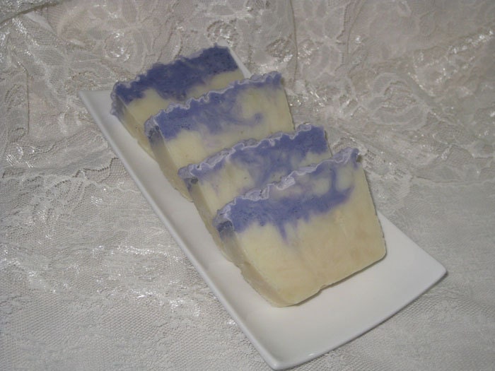 Lavender Hot Process Shea Butter All Natural Vegan Soap, Handmade, Extra Moisturizing