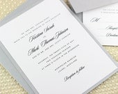 Simple Wedding Invitations Traditional Wedding Invitations Sample