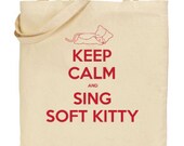 Big Bang Theory Inspired Soft Kitty Tote Bag
