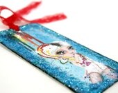 Bookmark Hand Painted Handmade Bathing In Rainbows Original Art
