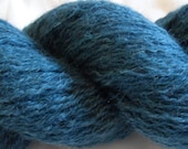 Dark Teal Alpaca and Merino Wool Reclaimed Yarn- 424 yards