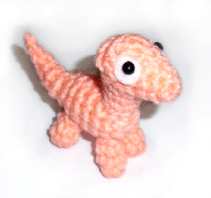 Peach Baby Dino Plushie