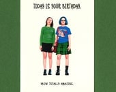 GHOST WORLD BIRTHDAY - Funny Birthday Card