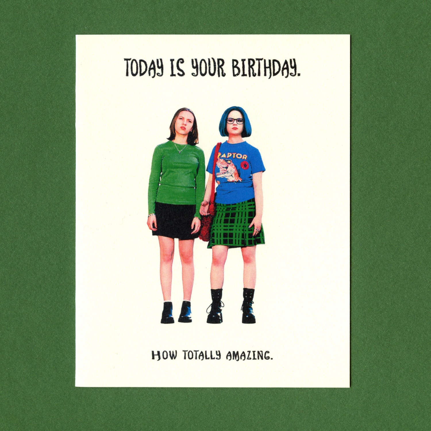 GHOST WORLD BIRTHDAY - Funny Birthday Card