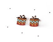 Wooden Laser Cut present earrings