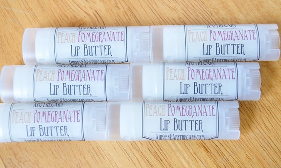 Peach Pomegranate Chapstick -  Lip Butter