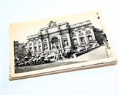 25 Vintage Rome Italy Black and White Postcards Blank - Wedding Guestbook