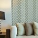 Zig Zag Wall Stencil Large Get Ziggy Stencil to Paint Herringbone Pattern for a Wallpaper Look