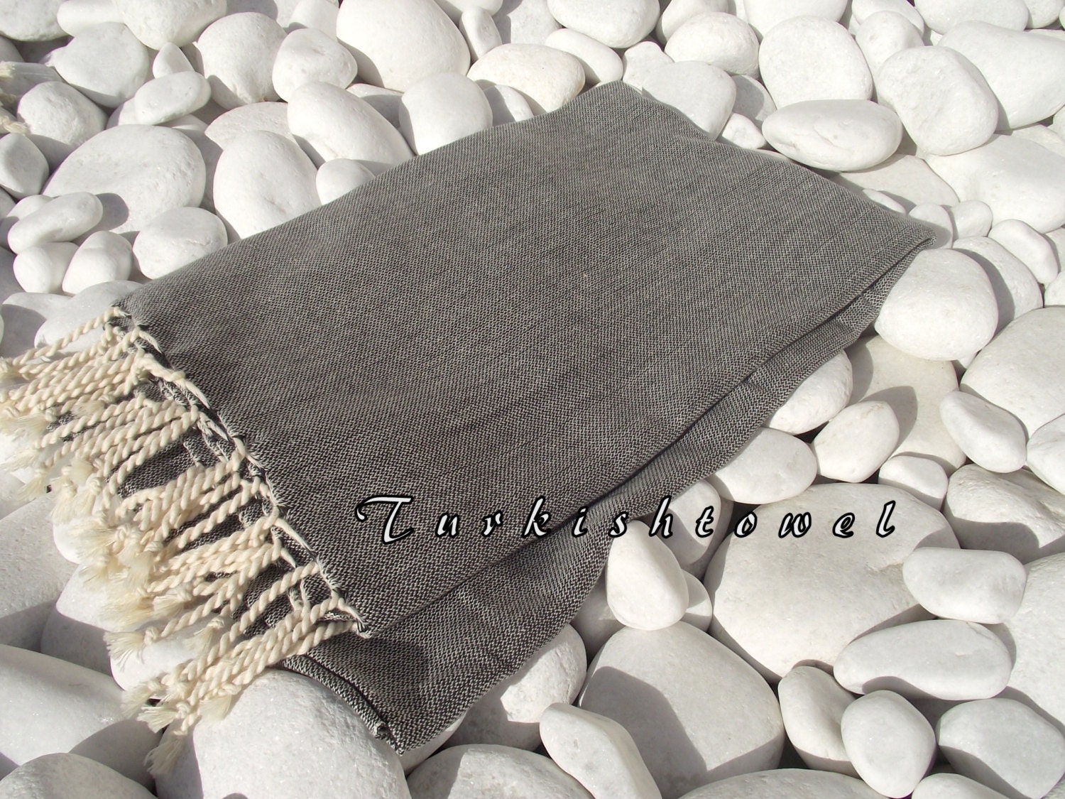 Turkishtowel-NEW Soft-Plain Black