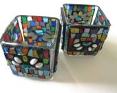 Candle holders Glass Mosaic Colorful Home Decoration Suncatcher Mother's Day