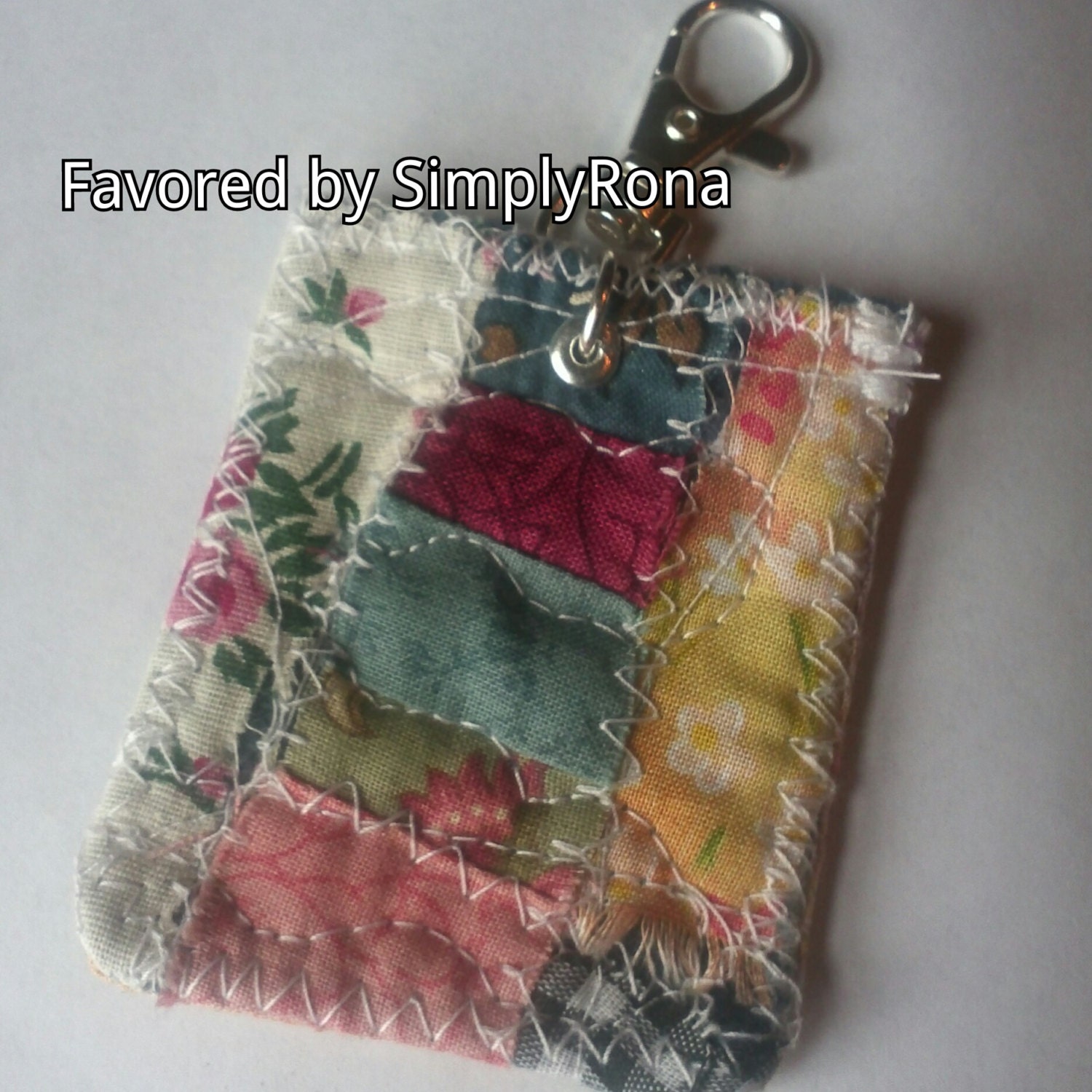Fabric Key Chain Charm