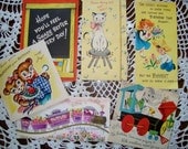 EB700 - 20 Vintage Greeting Cards  - Mainly Children's and Animals - Used cards