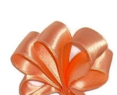 Peach Wire Ribbon...1" X 25 yard spool