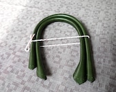 Green Leather Bag Handle Length 16 inch