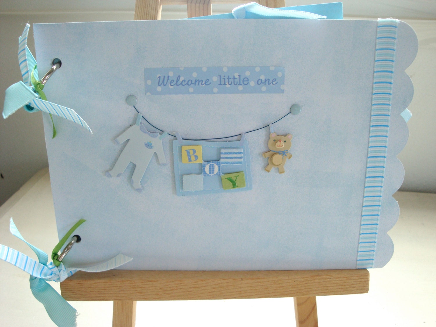 SALE Mini First Year Baby Book, First Year Together, Baby Scrapbook, Baby Boy Scrapbook, Baby Girl Scrapbook, Anniversary Album