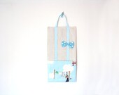 Hair accessories organizer, wall hanging, hair bow holder, Girls room decor, kids clip keeper