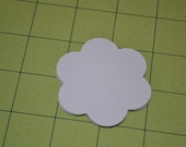 Set of 10 Flower Shaped Tags
